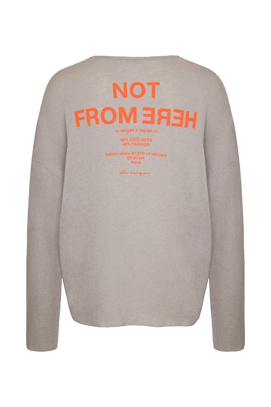 Liv Bergen Shirt Not in washed grey Tägliche Deals