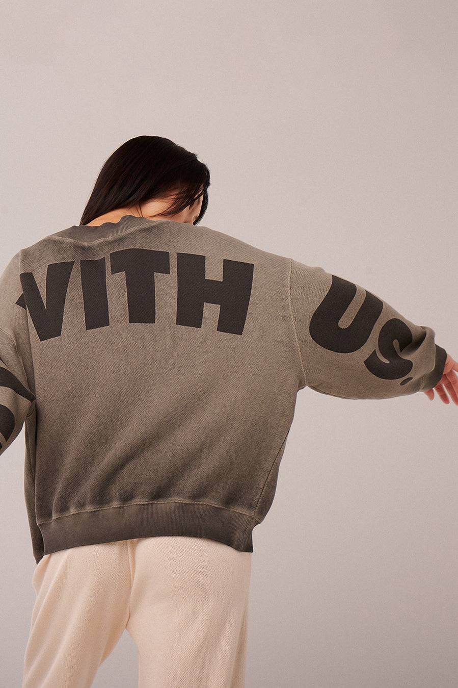 Liv Bergen Oversized Sweater Liv in mocca zollfrei