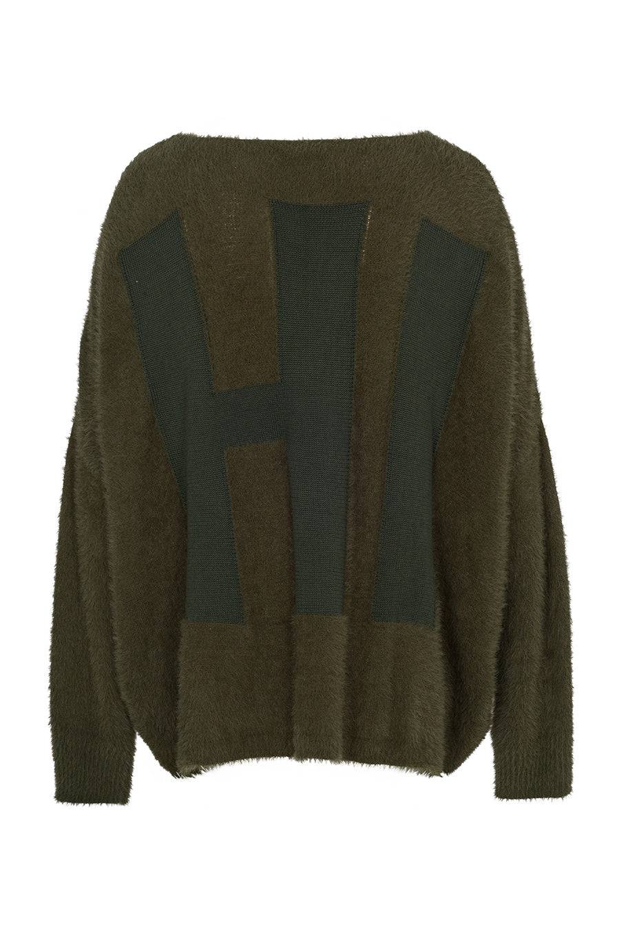 Liv Bergen Sweater HI knit in olive 2025
