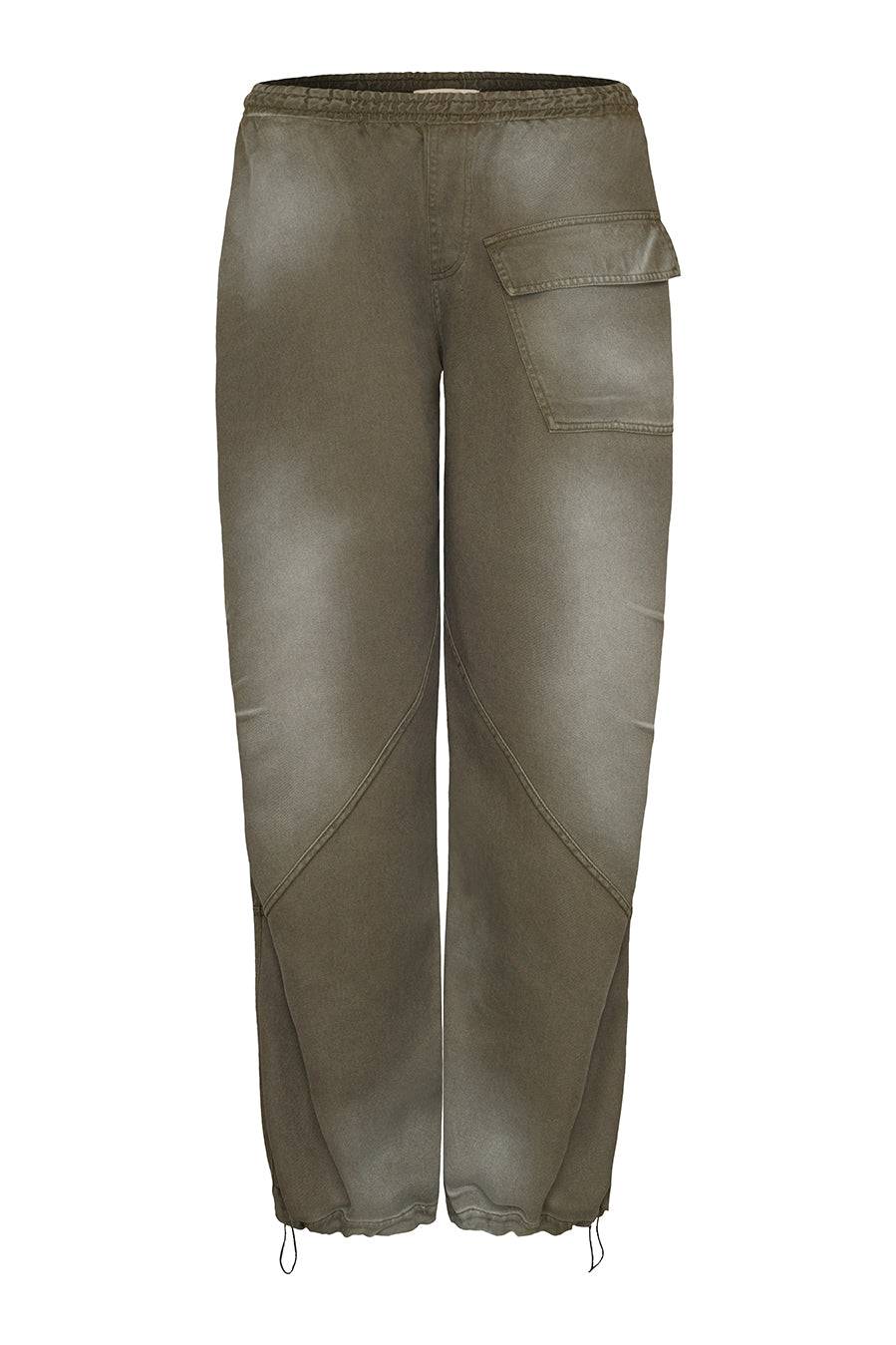 Liv Bergen Hose Tencel in army Outlet