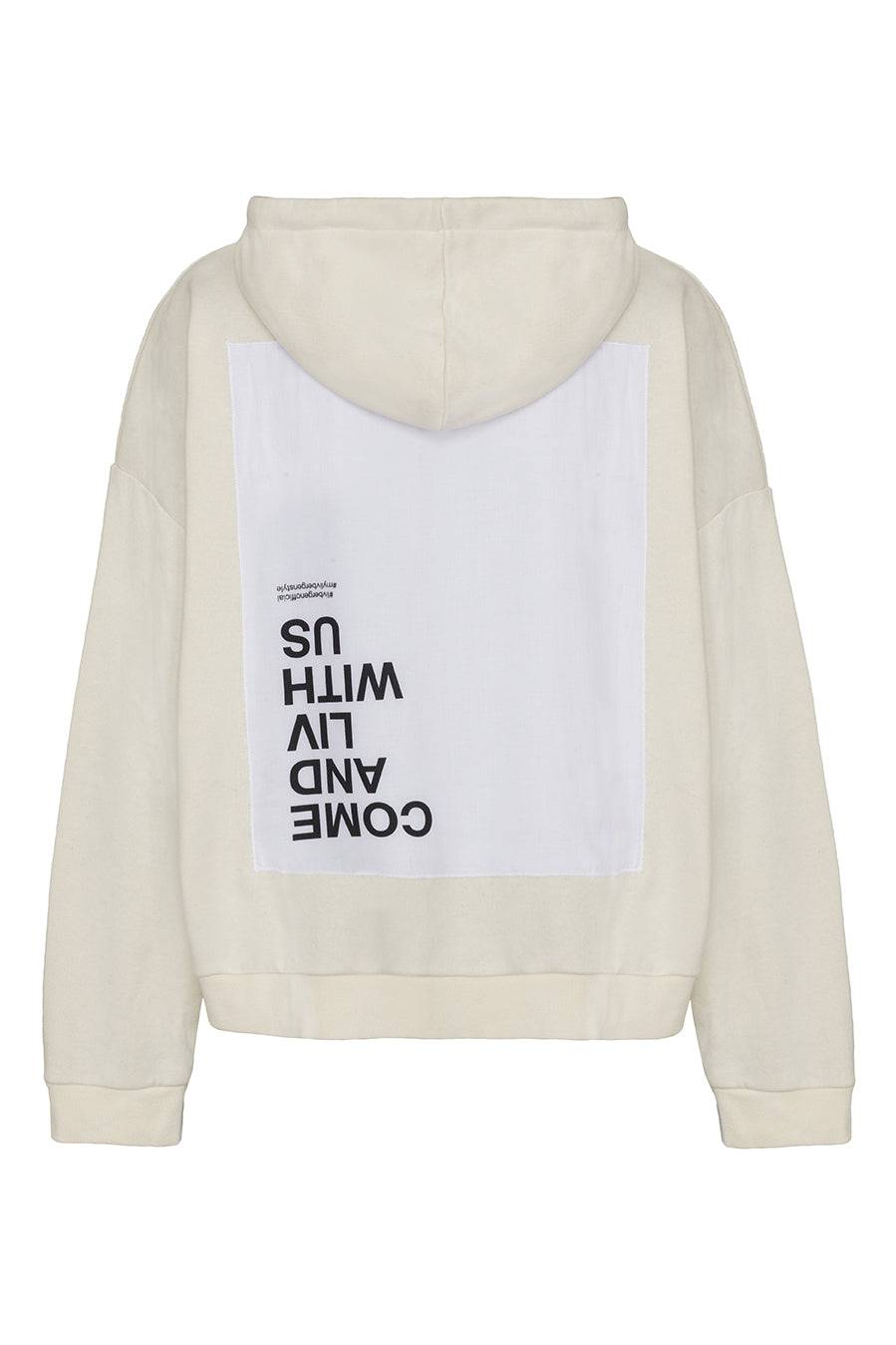 Liv Bergen Hoodie Come in offwhite Limitierter Zeitrabatt