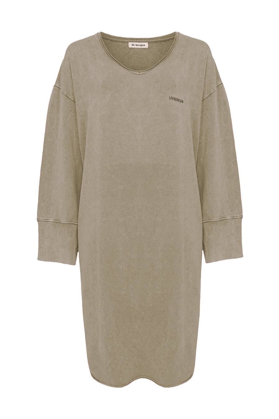 Liv Bergen Kleid LIV BERGEN in mud Saisonale Angebote