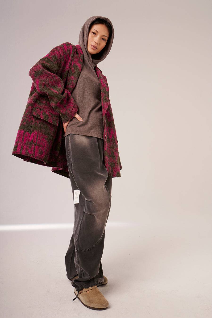 Liv Bergen Jacke Come in pink/brown Sonderangebote