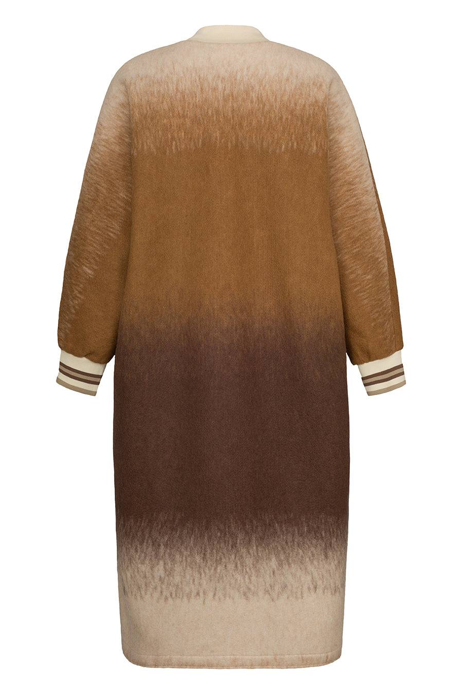 Liv Bergen Mantel Coloured in black/brown Super Sparpreis