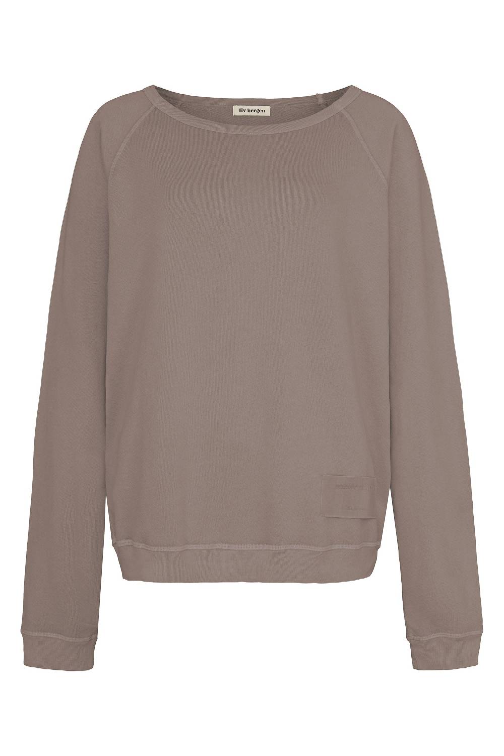 Liv Bergen Sweater Organic in walnut Saisonschlussverkauf