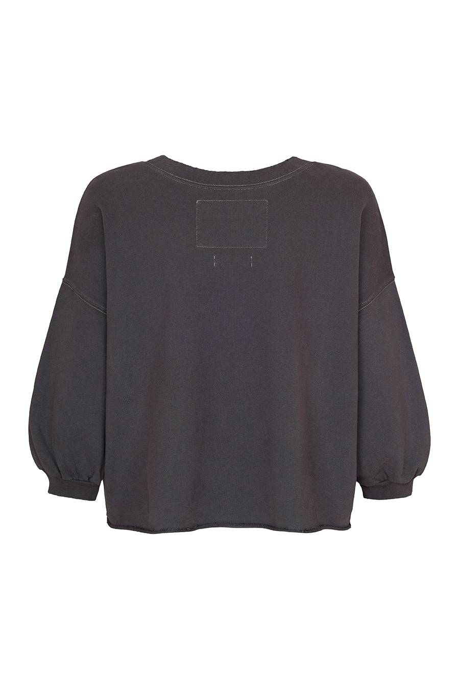 Liv Bergen Sweater Manama Organic in volcanic ash Neueste Mode