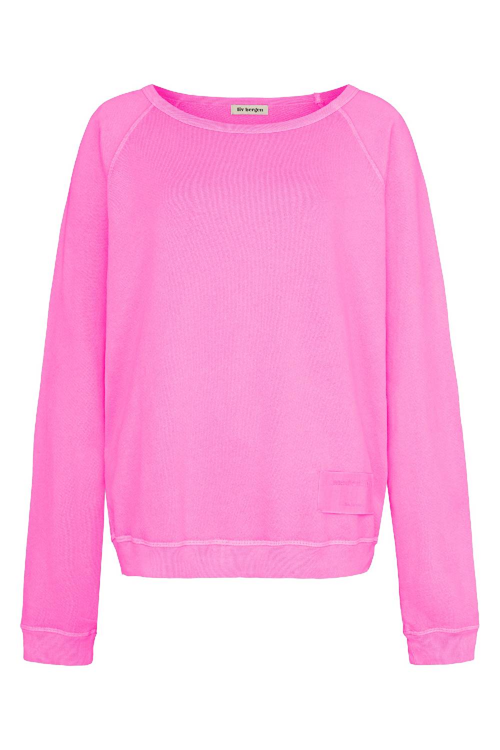 Liv Bergen Sweater Organic in neon pink Räumungsverkauf