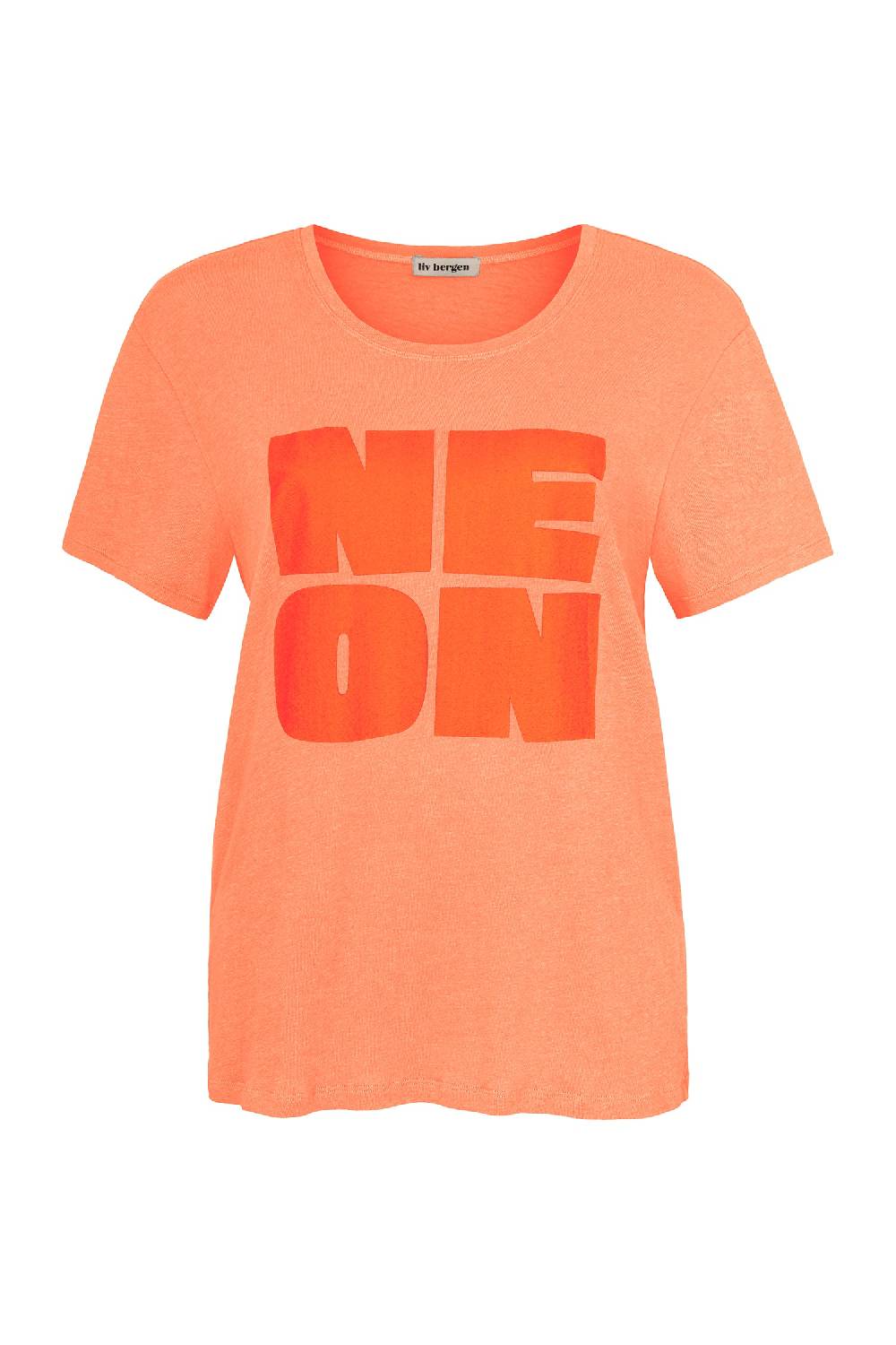 Liv Bergen T-Shirt NEON in neon orange Vierteljährliche Förderung