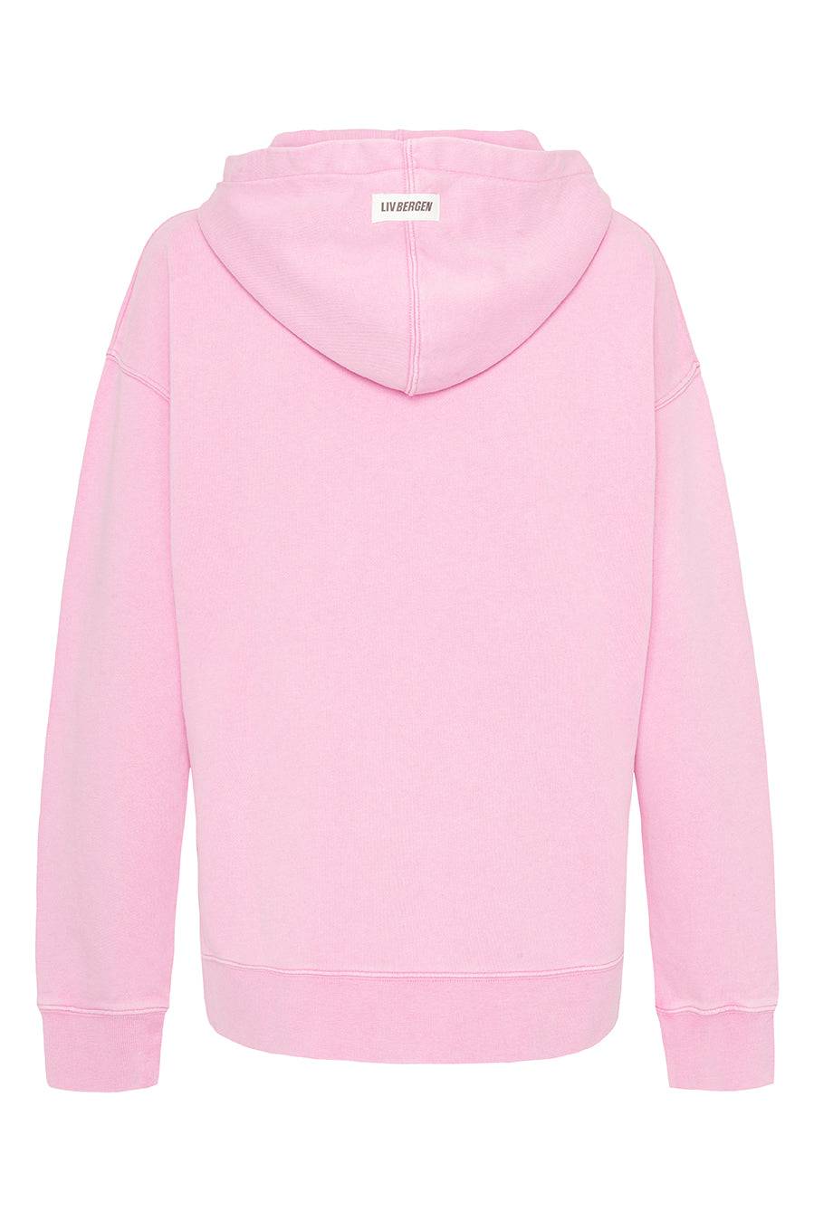 Liv Bergen Hoodie "100% Organic Cotton" in girly pink zollfrei
