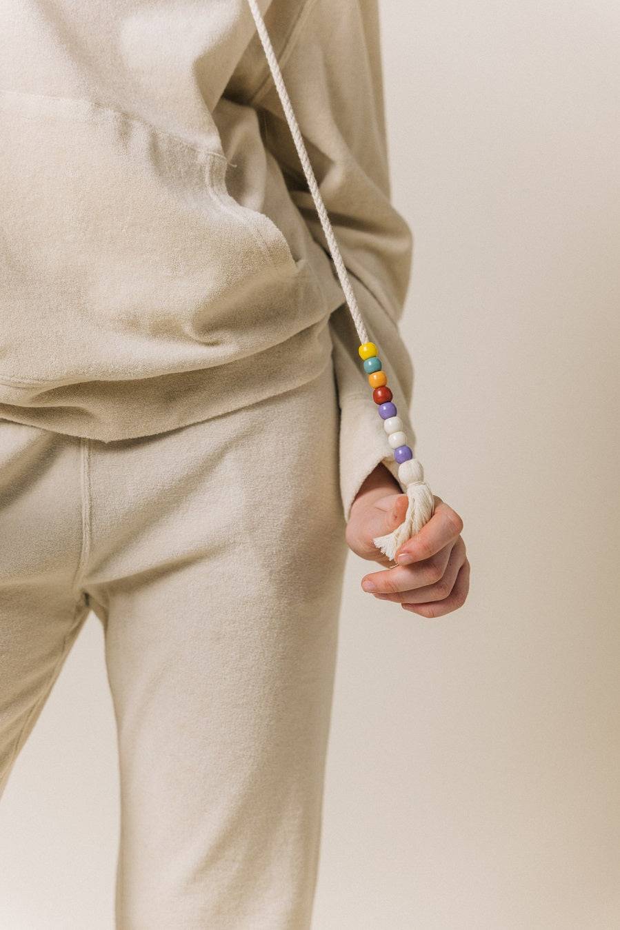 Liv Bergen Hoodie California in creme Fabrikverkauf