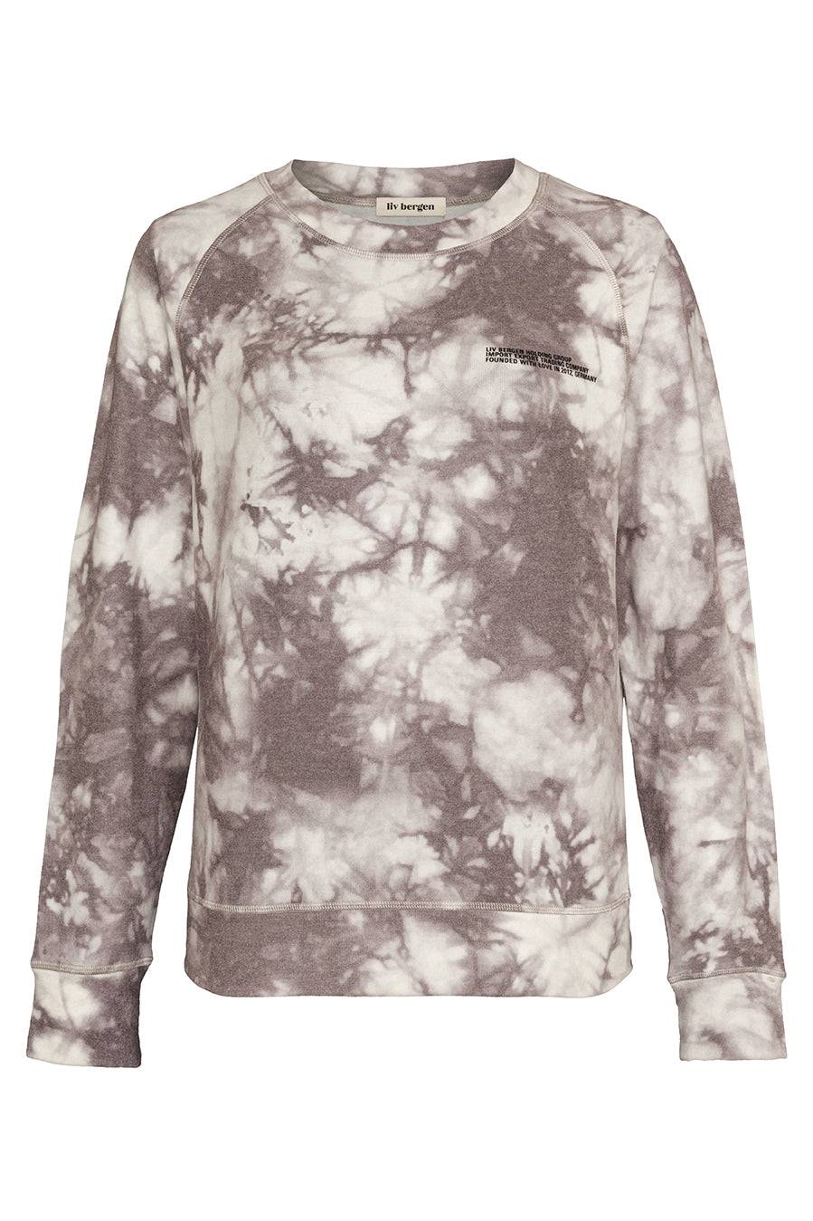 Liv Bergen Sweater in batik charcoal Rabatt