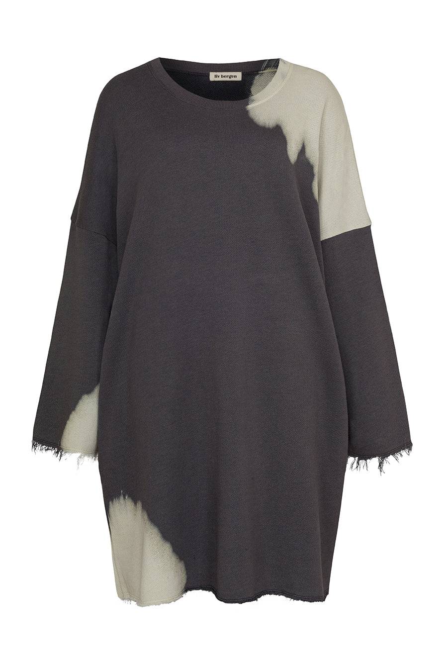 Liv Bergen Kleid Bleached in charcoal Neueste Mode