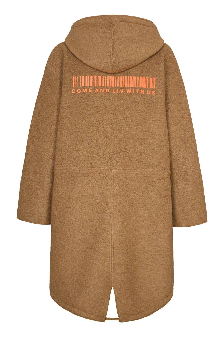 Liv Bergen Jacke Parka in camel Clearance-Verkauf
