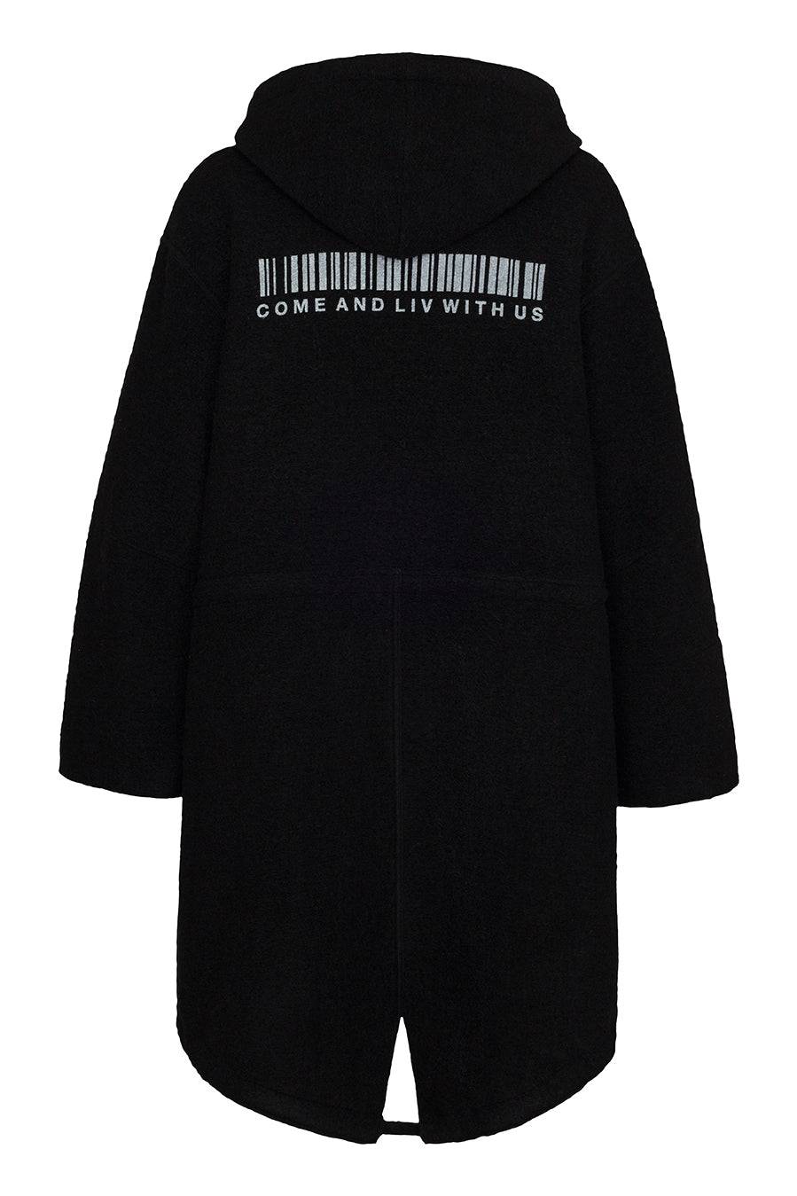 Liv Bergen Jacke Parka in black Meist gekauft