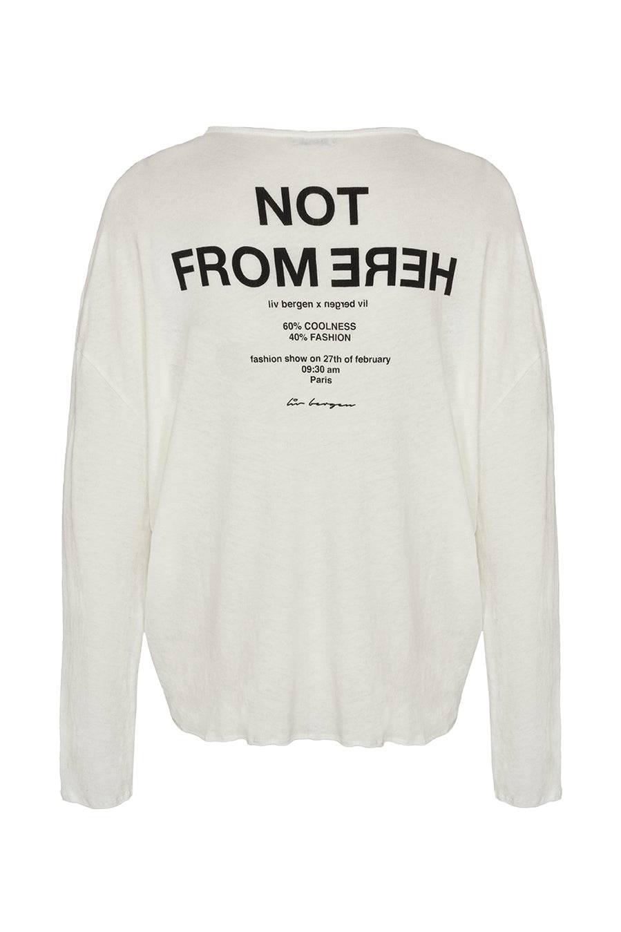 Liv Bergen Shirt Not in creme Günstig kaufen