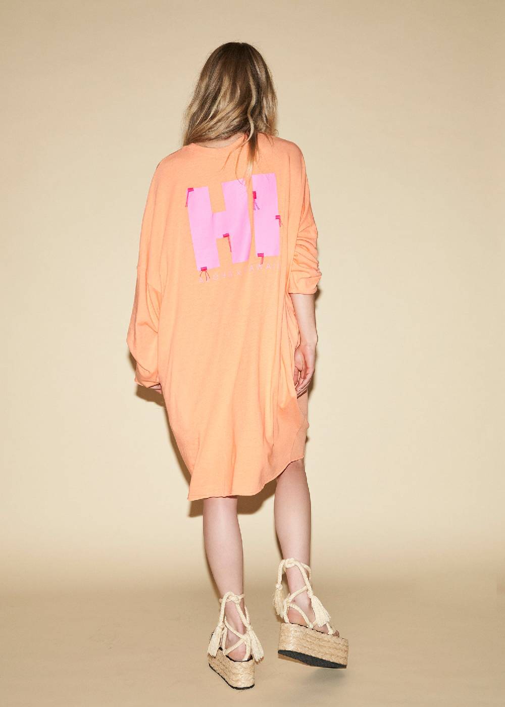 Liv Bergen Kleid HI in neon orange Weihnachtsangebot