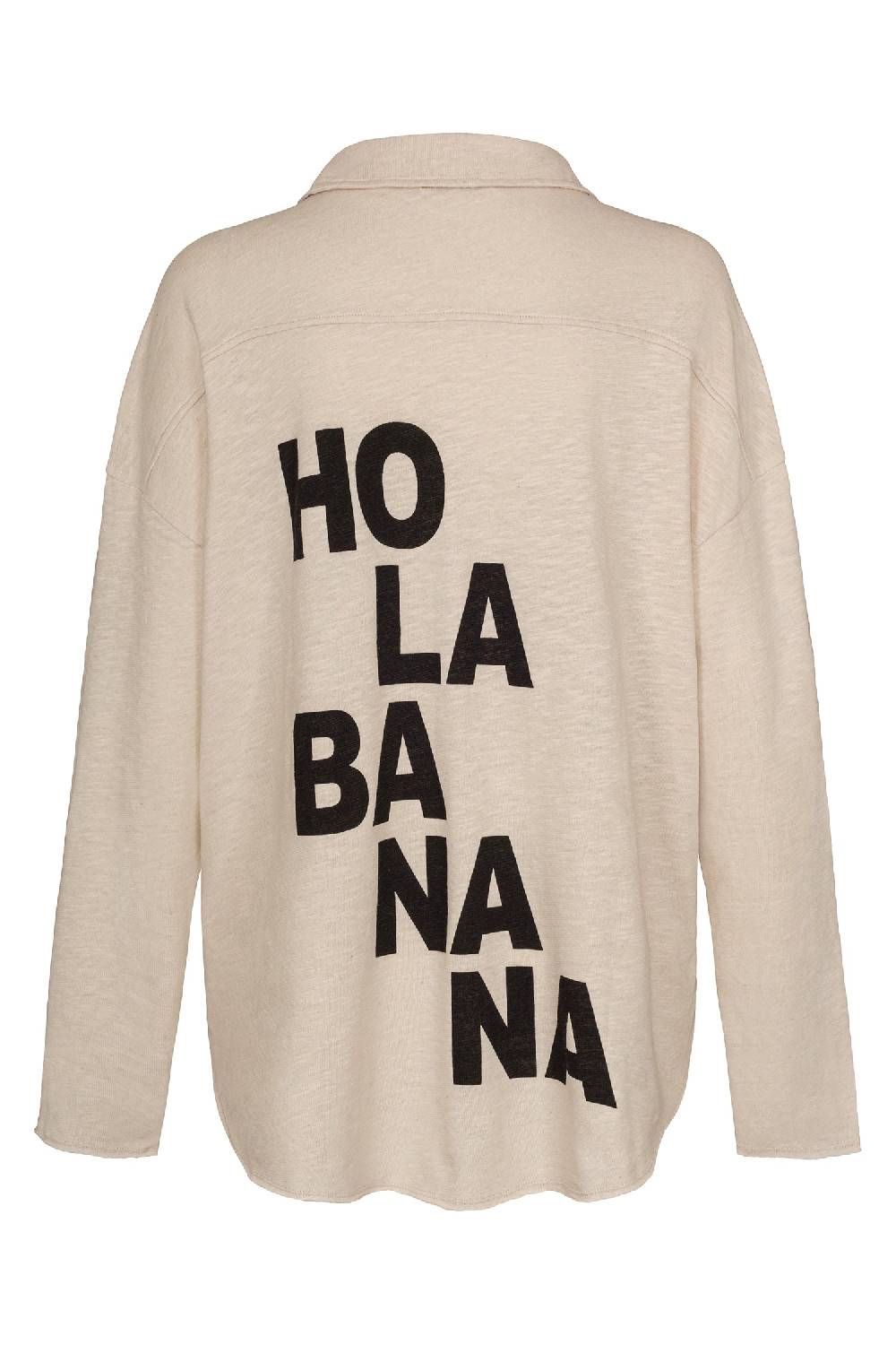 Liv Bergen Shirt HOLA in creme Kostenloser Versand international