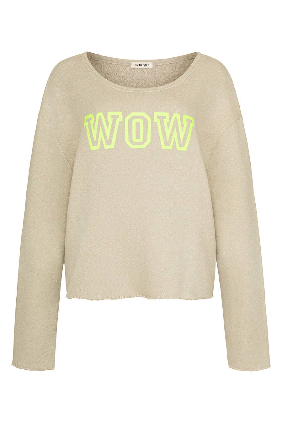 Liv Bergen Sweater WOW in sand Fabrikverkauf