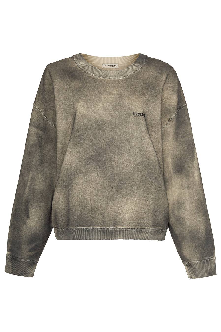 Liv Bergen Sweater Spray in charcoal Online Shopping