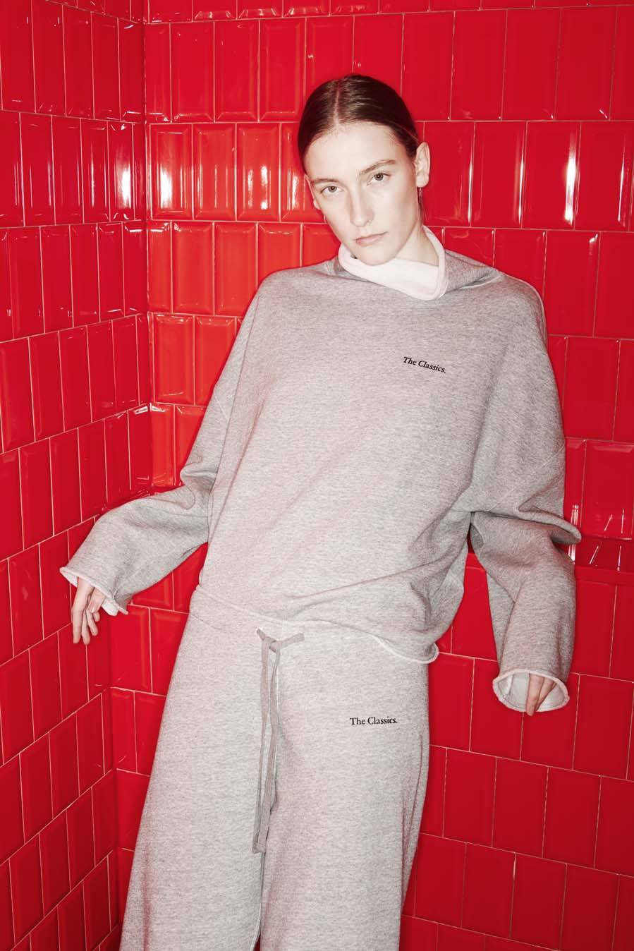 Liv Bergen Sweater classics in grey melange Vatertagsangebot