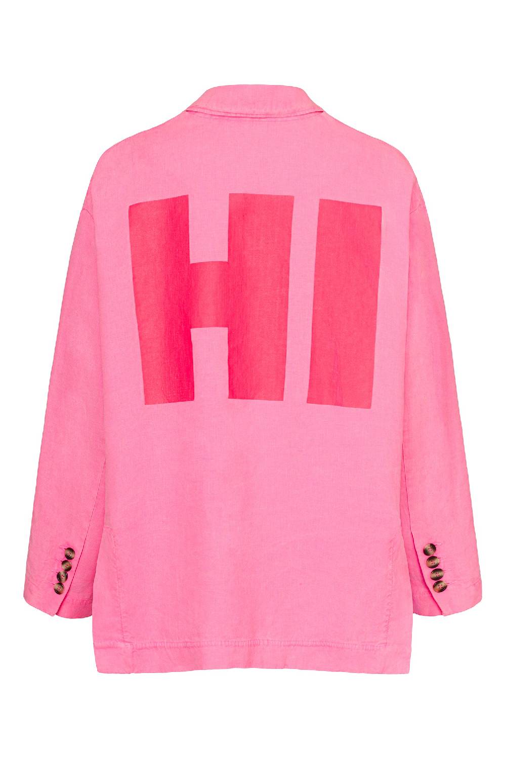 Liv Bergen Oversized Blazer HI in neon pink Verkauf