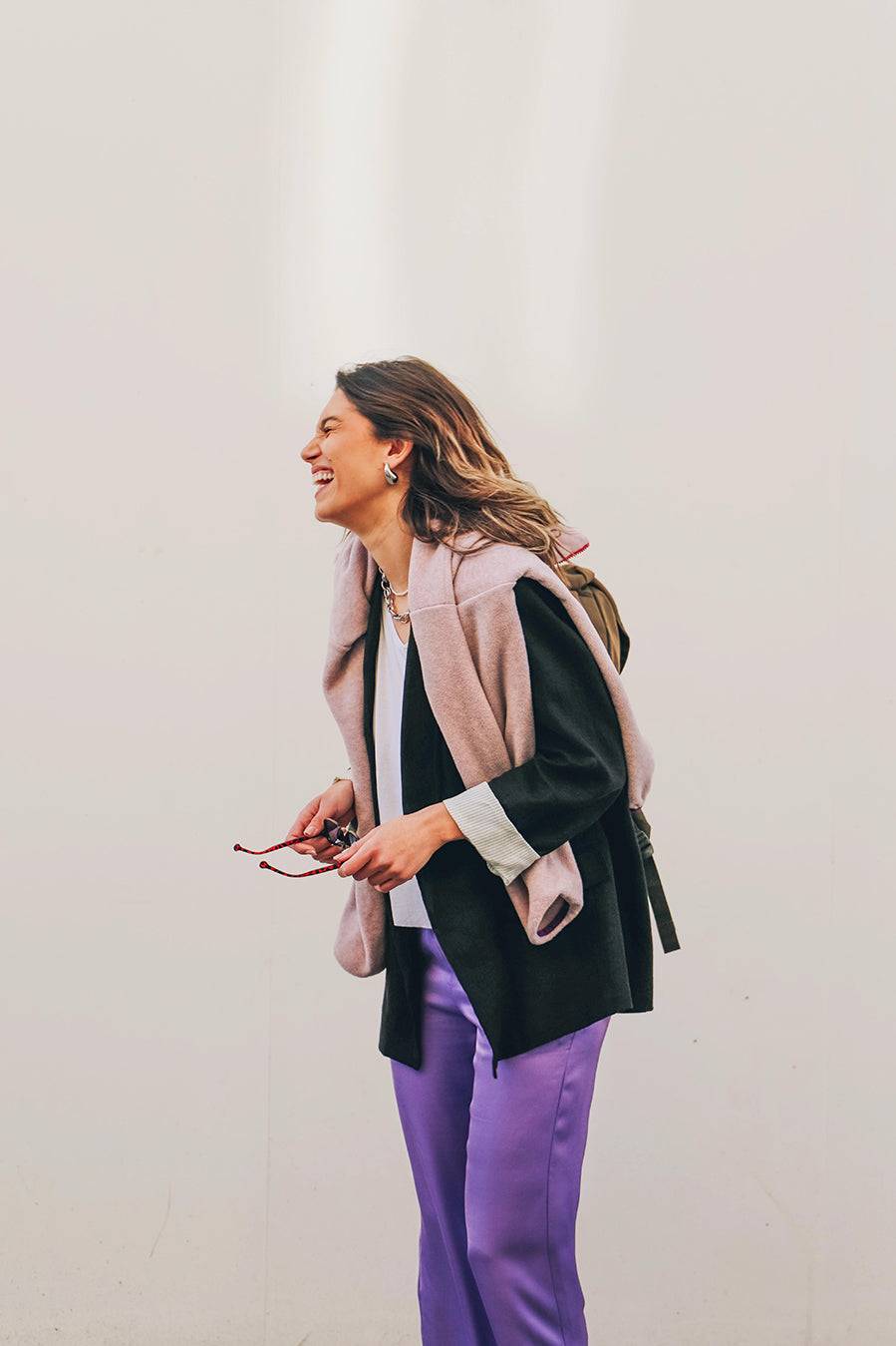 Liv Bergen Hose HI HAWAII in lilac Flash Sale