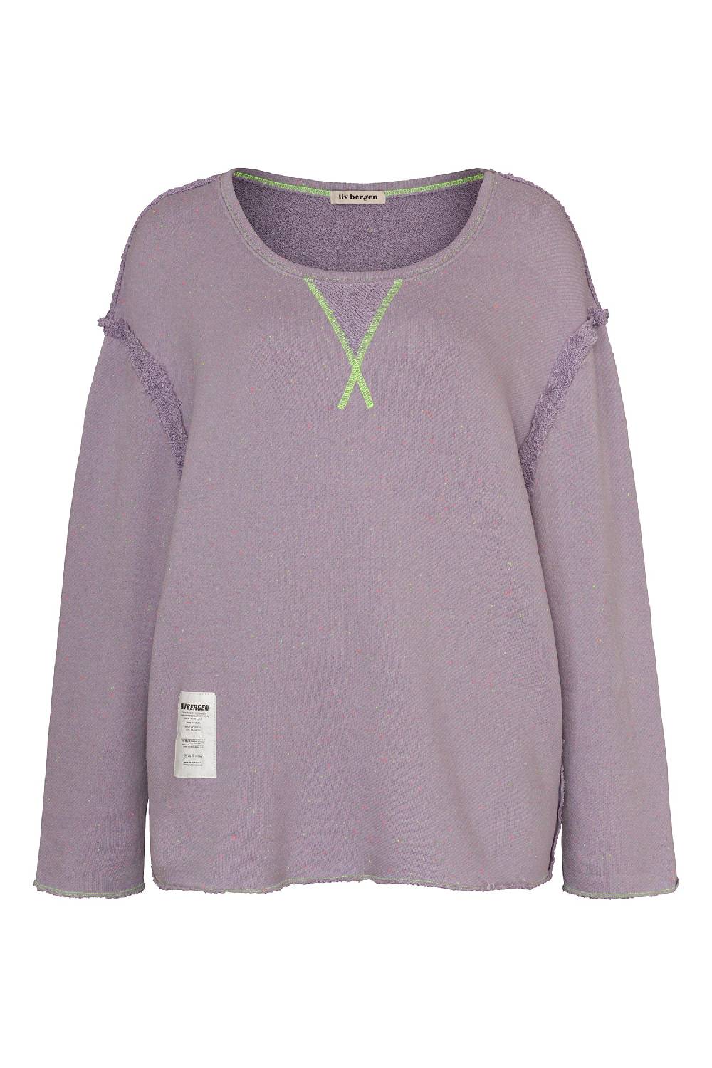 Liv Bergen Sweater Dots in lavendula Begrenztes Angebot