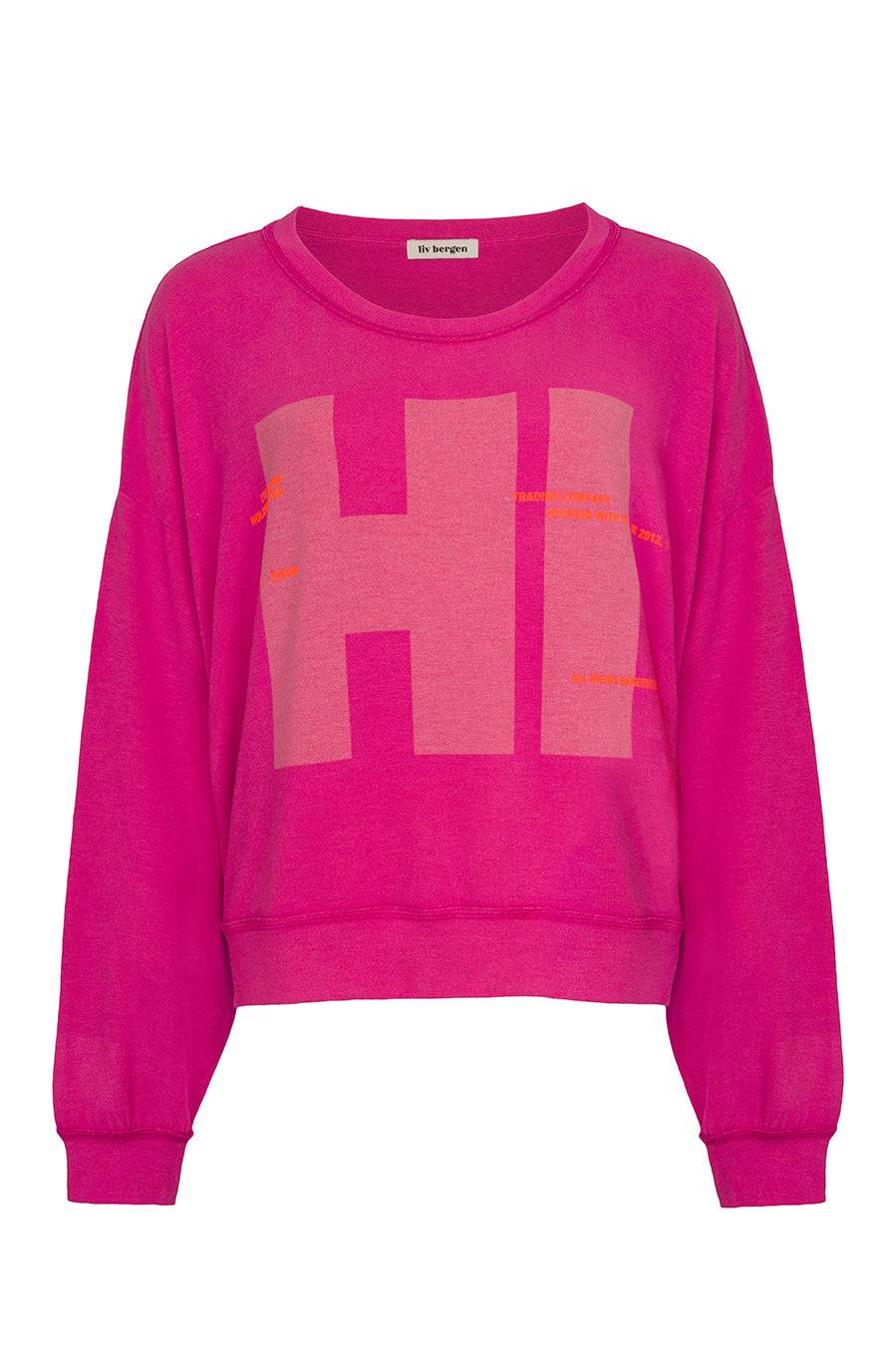 Liv Bergen Sweater HI in raspberry Neueste Mode