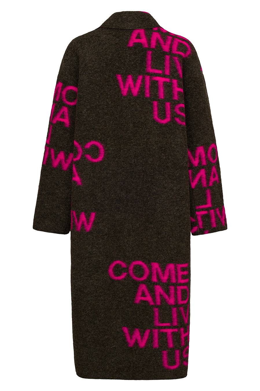 Liv Bergen Mantel Come in pink/brown Online Outlet