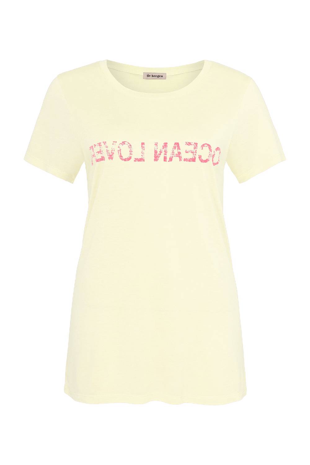 Liv Bergen T-Shirt Ocean Lover in sorbet yellow 50% Rabatt für begrenzte Zeit