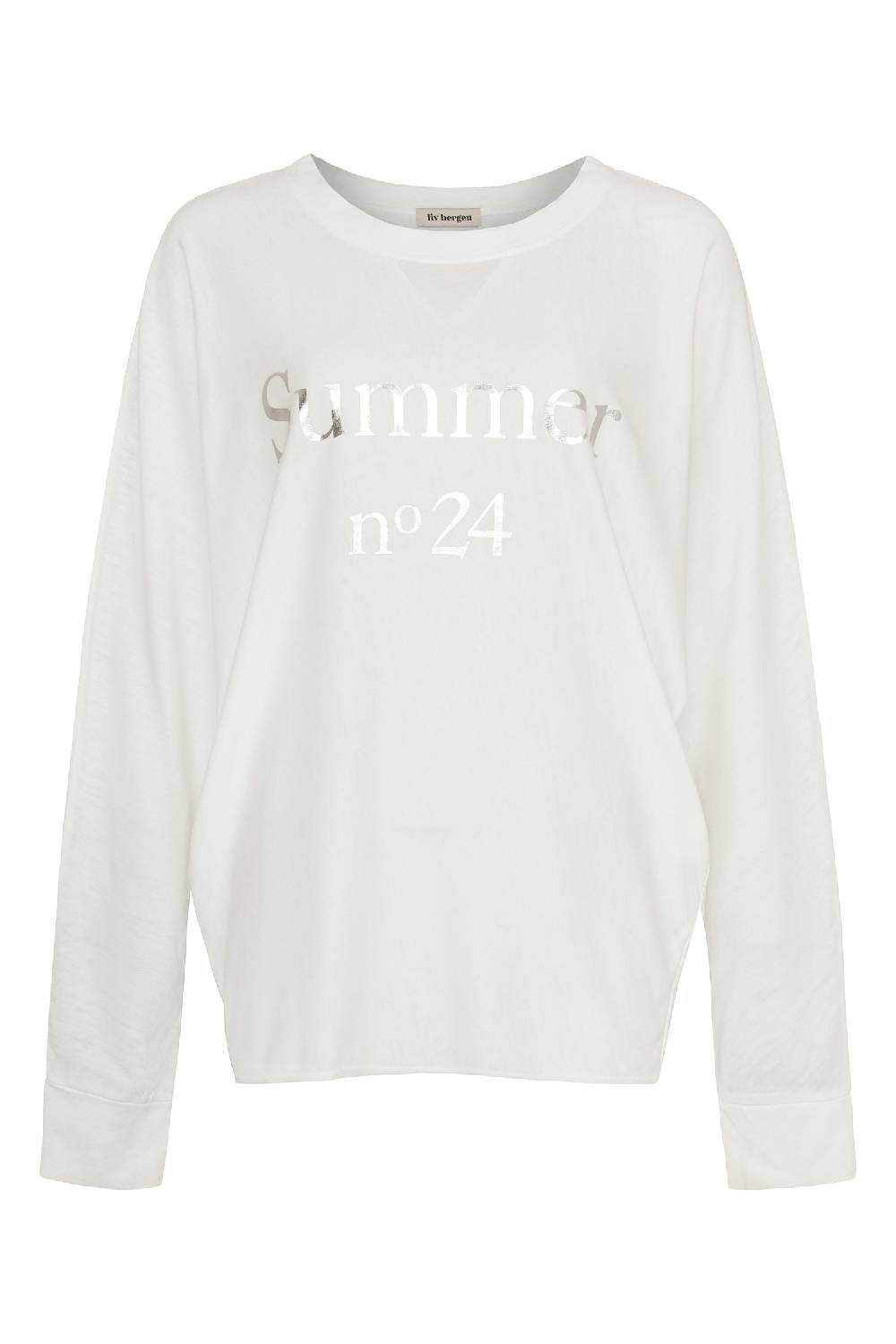 Liv Bergen Longsleeve n°24 in white / silver Rabatte dieses Monats