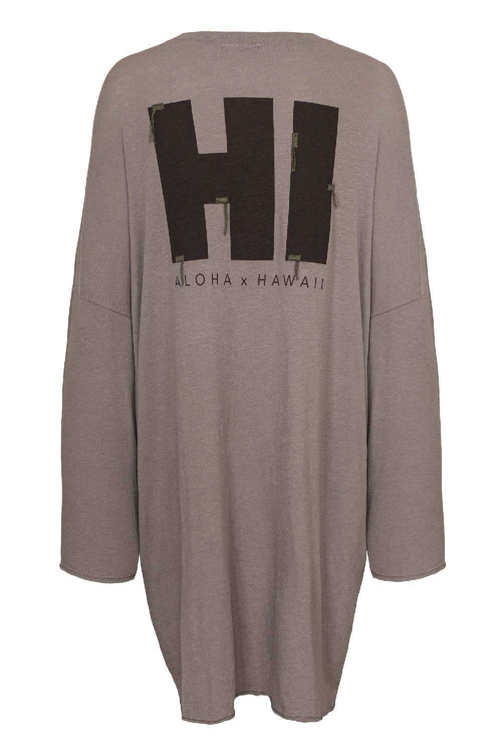 Liv Bergen Kleid HI in washed grey Cyber Monday