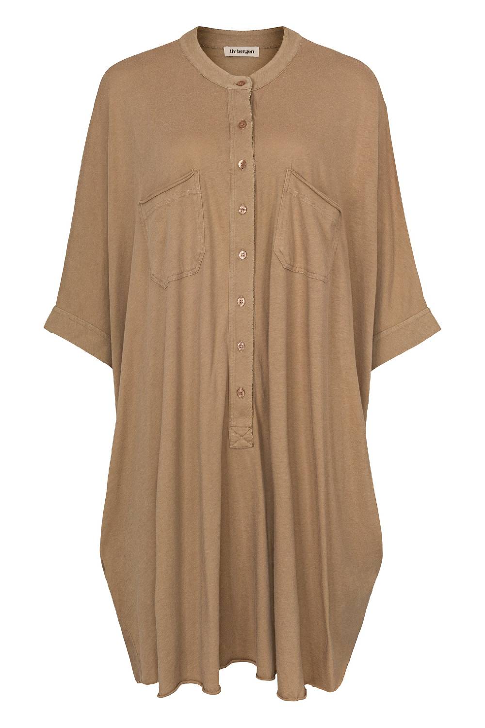 Liv Bergen Kleid oversized in safari Sonderangebote