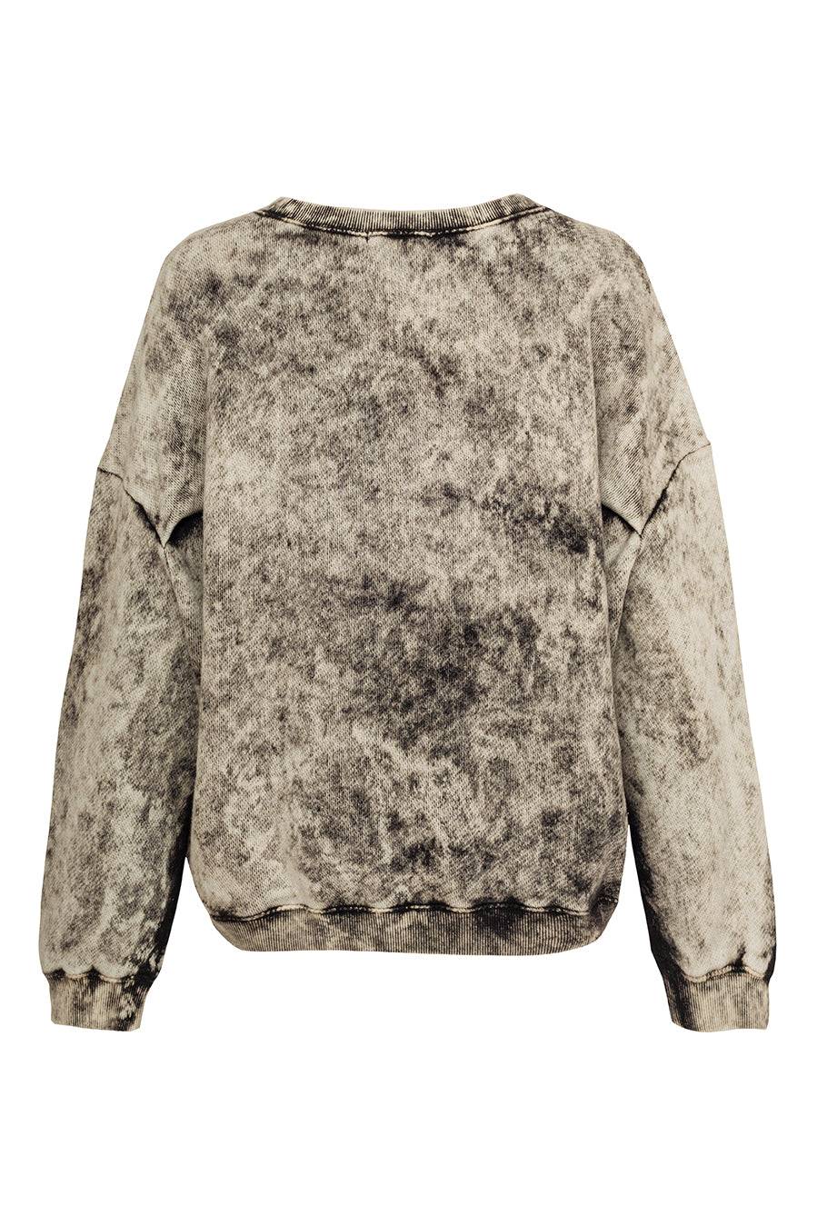 Liv Bergen Sweater EFFECT in batik black Saisonale Angebote