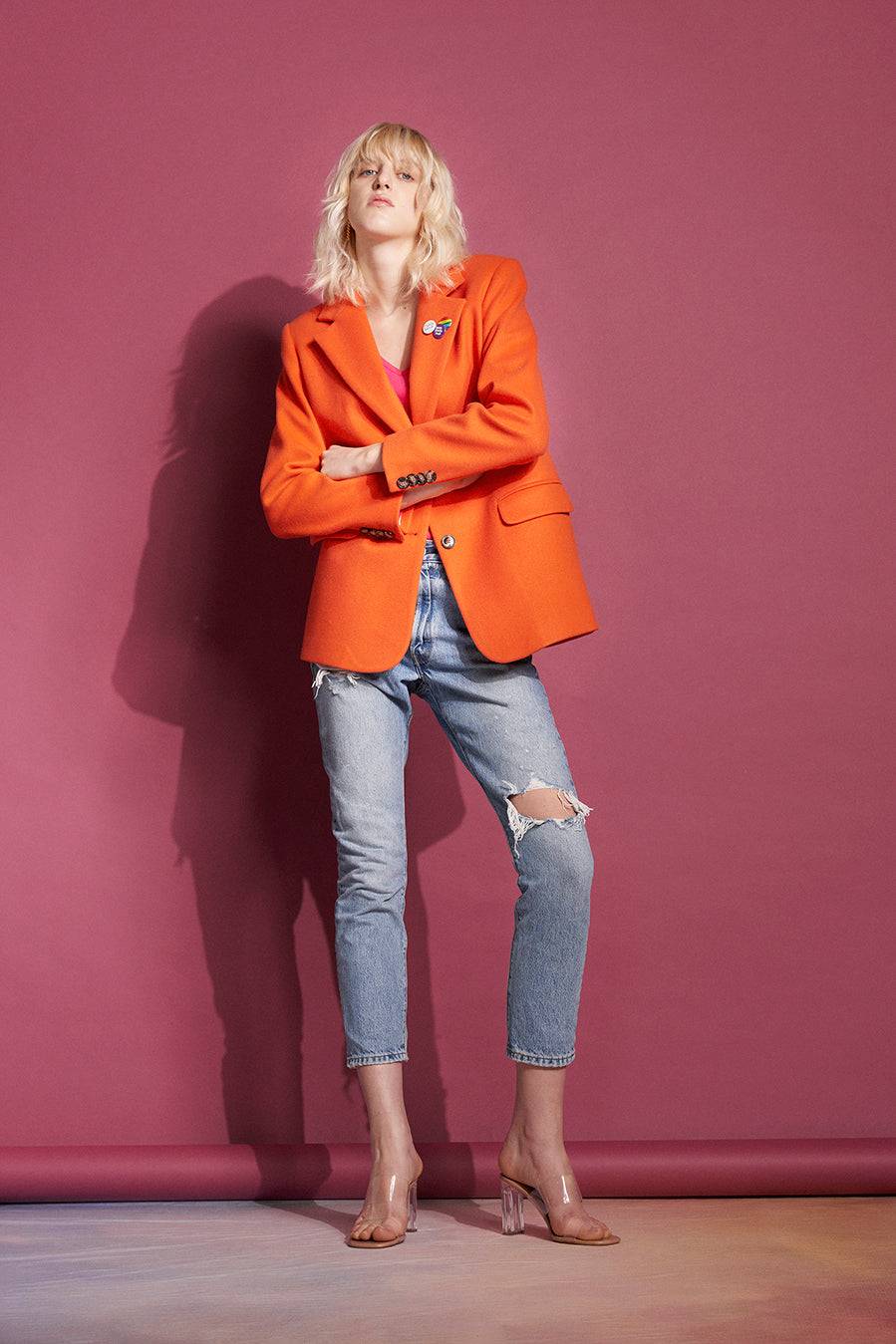 Liv Bergen Blazer in orange Nur für heute