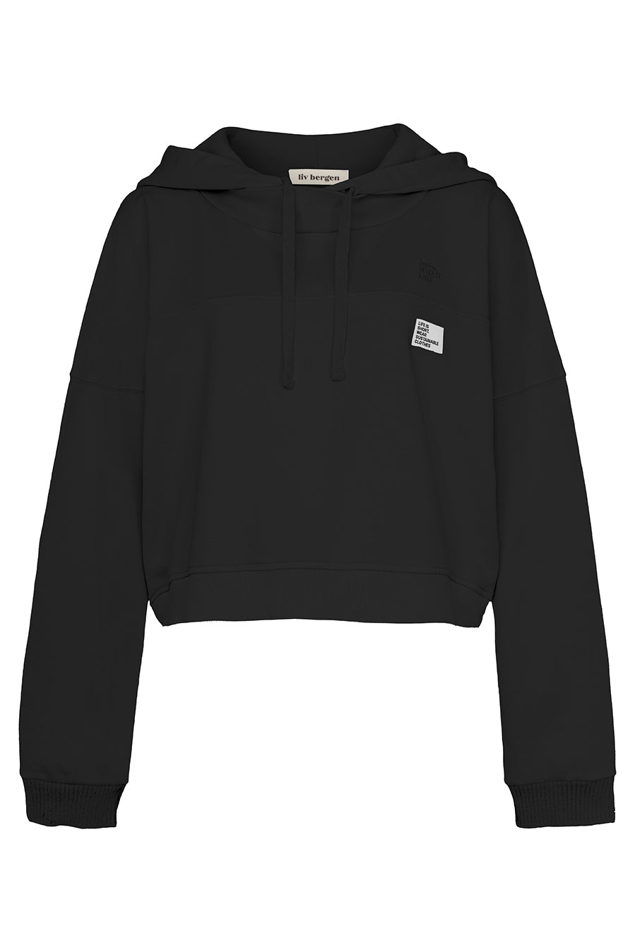 Liv Bergen Hoodie Organic in black Outlet