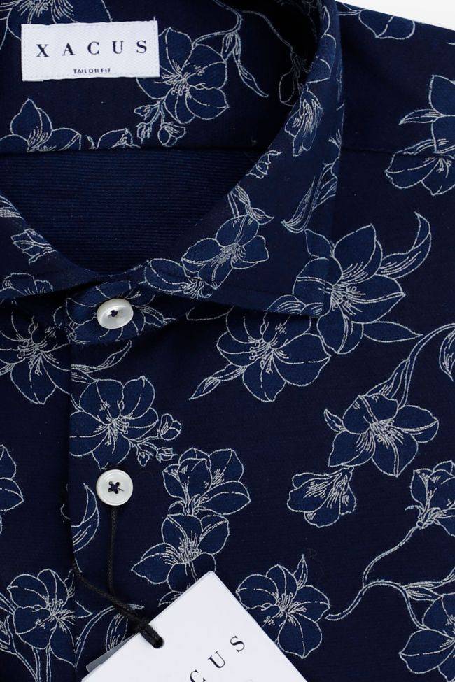 ﻿xacus Hemd Herren Xacus Regular Muster 100% Baumwolle kragen Italienisch Lange Ärmel Riesige Rabatte