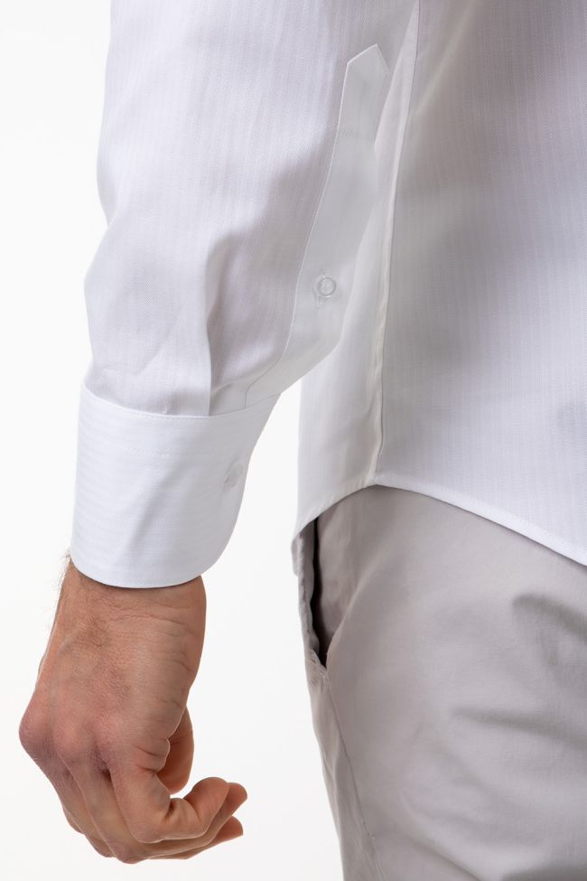 aplomb Hemd Herren Aplomb Slim Einfarbig 100% Baumwolle kragen Französisch Lange Ärmel Begrenzt auf 3 Tage