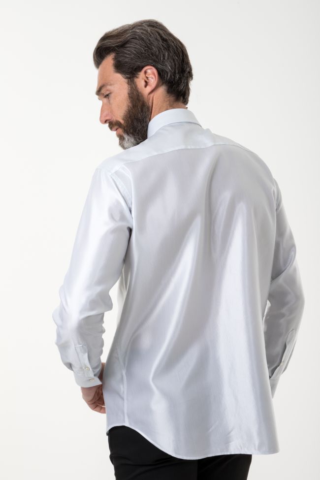 ingram Hemd Herren Ingram Classic Einfarbig 55% Baumwolle 45% Viskose kragen Italienisch Lange Ärmel Black Friday Preise