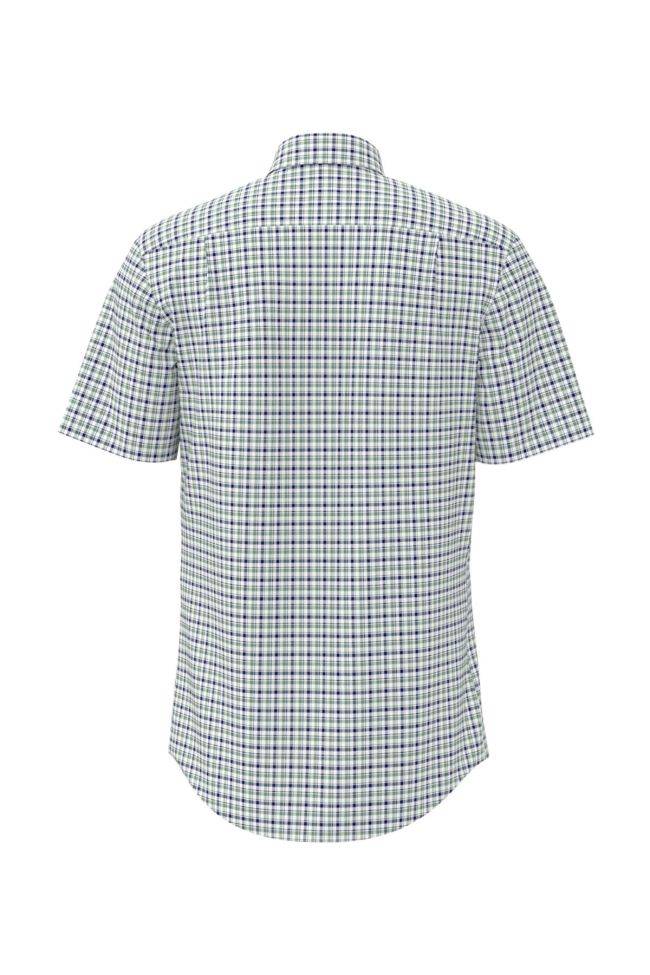 seidensticker Hemd Herren Seidensticker Regular Bügelfreie Karo kragen Button-Down Kurze Ärmel Angebote