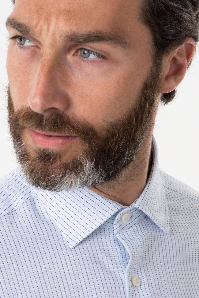 ingram Hemd Herren Ingram Regular Streifen 100% Baumwolle kragen Italienisch Lange Ärmel Hotsell