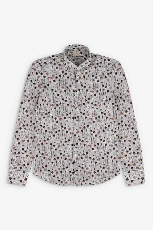 xacus Hemd Herren Xacus Regular Muster 100% Baumwolle gewaschen kragen Französisch Lange Ärmel Online Shopping