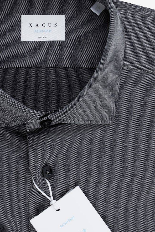 xacus Hemd Herren Xacus Regular Einfarbig 85% poliammide 15% elastam kragen Französisch Lange Ärmel Cyber Monday