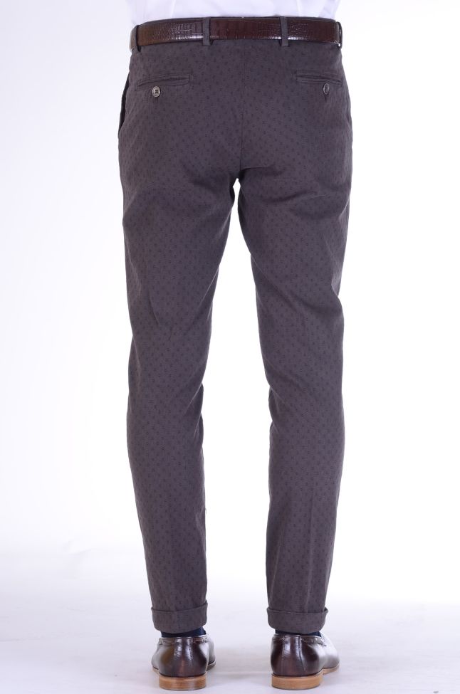 b-settecento Hose Herren B-Settecento Chinos Slim Halb Unifarben 97% Baumwolle 3% elastan Blitzangebot