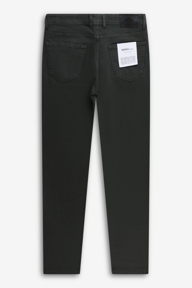 moro Hose Herren Moro 5 Pocket Slim Einfarbig 98% cotton 2% ea Saisonale Angebote