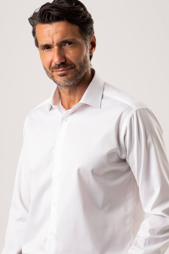 ingram Hemd Herren Ingram Regular Bügelfreie Einfarbig 100% Baumwolle kragen Italienisch Lange Ärmel Tägliche Deals
