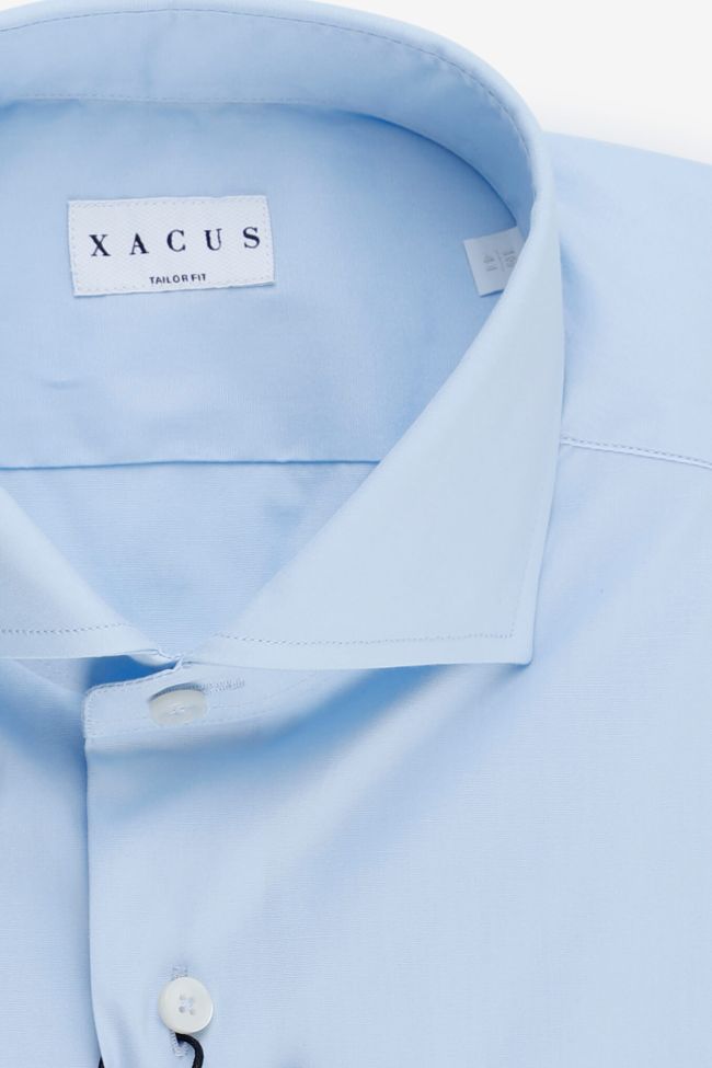 xacus Hemd Herren Xacus Regular Einfarbig 96% Baumwolle 4% elastan kragen Französisch Lange Ärmel Nur für heute