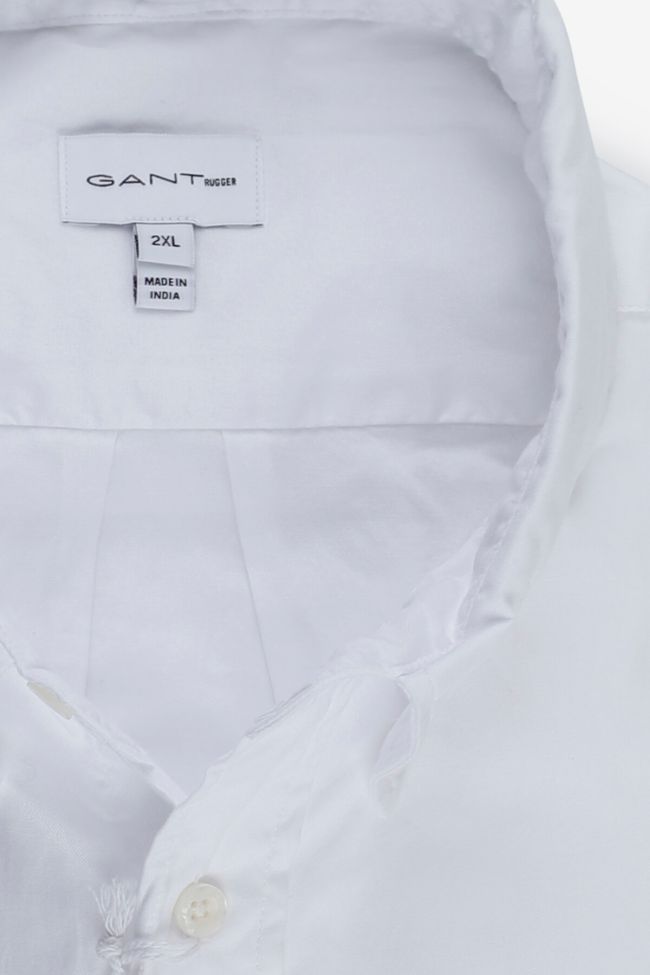 gant Hemd Herren Gant Slim Einfarbig 100% Baumwolle kragen Button-Down Lange Ärmel 50% Rabatt mit kostenlosem Versand