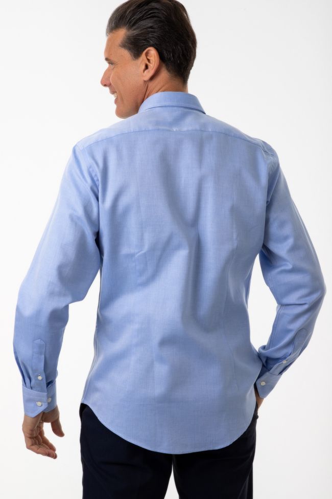 aplomb Hemd Herren Aplomb Regular Einfarbig 100% Baumwolle kragen Button-Down Lange Ärmel zollfrei