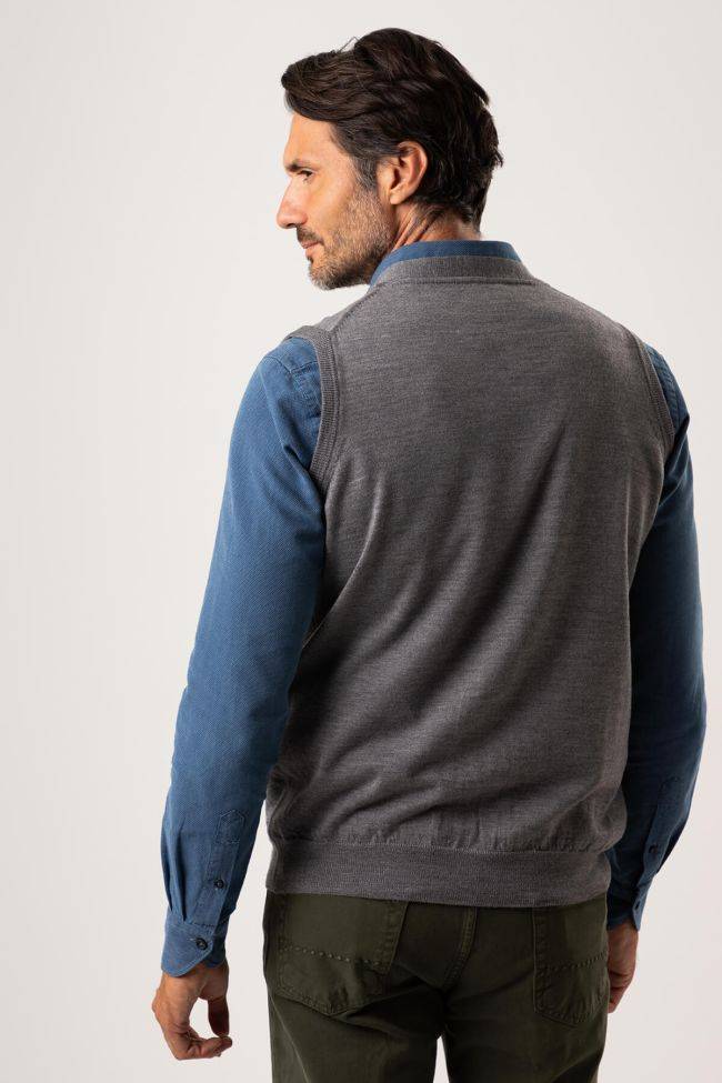 privati firenze Strickwaren Herren Privati Firenze Cardigan Slim Einfarbig 100% Merinowolle Flash Sale